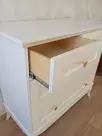 Комод белый "Римини" с 4 ящиками