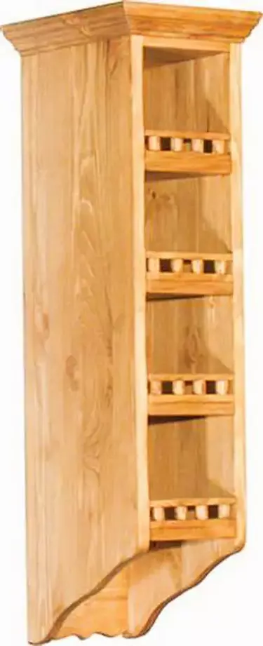Шкаф настенный Прованс баллюстрада 350 х 316 х 930  (ПЛ 24)