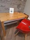 Детский стол белый с 1 ящиком ТК №3