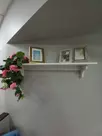 Полка настенная белая Бейли