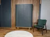 Кресло массив дуба Гарвард комфорт (кожа)