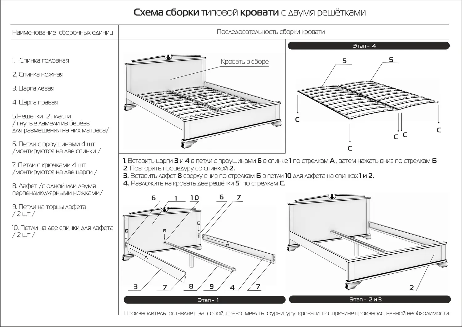 Кровать Верона 1400х2000