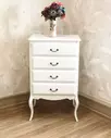 Комод  4 ящика белый Авиньон
