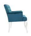 Классическое кресло Deron Blue and White