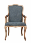 Мягкий стул с подлокотниками Wallis Blue