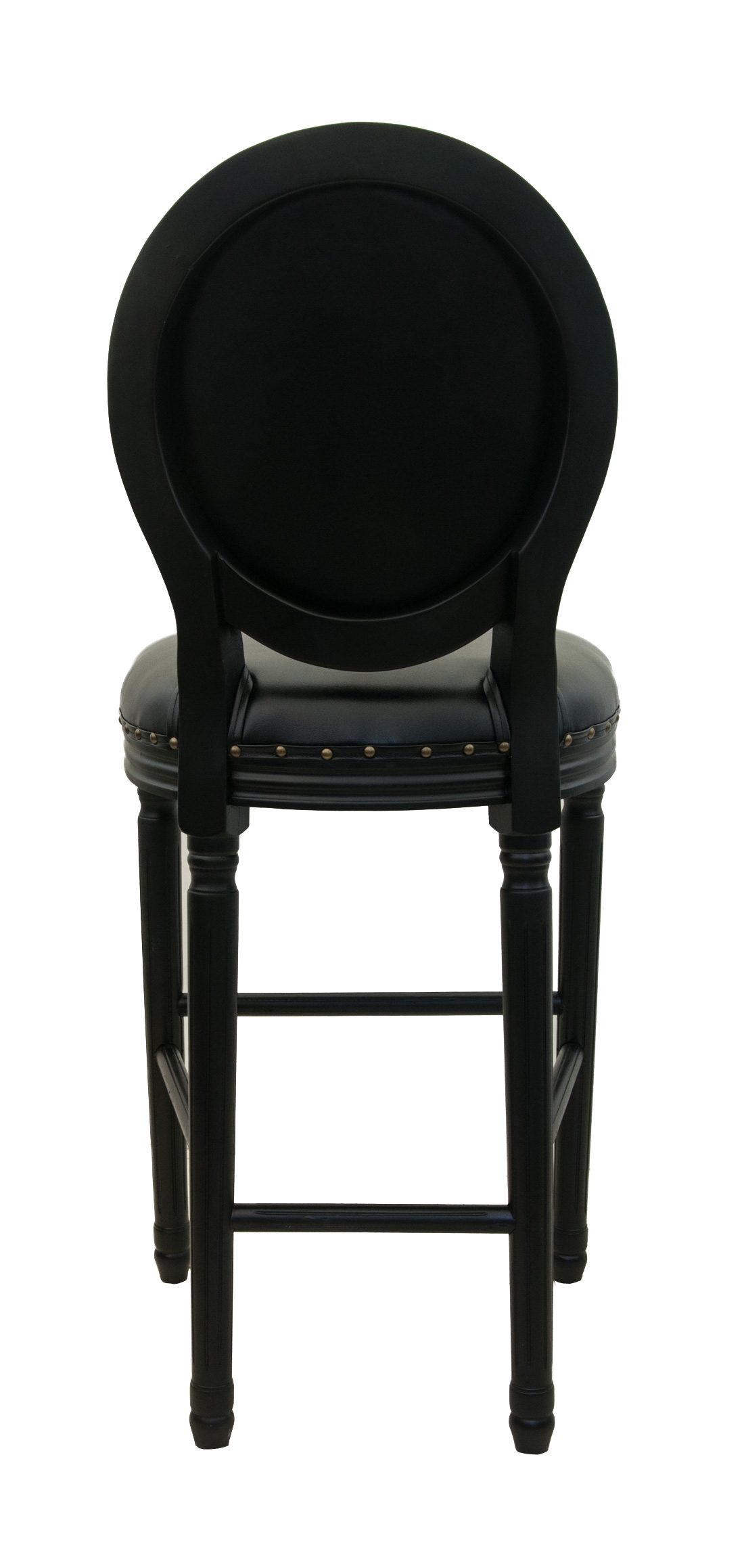 Дизайнерский барный стул Filon Button Black