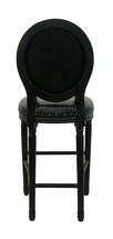 Дизайнерский барный стул Filon Button Black