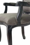 Мягкий стул с подлокотниками Gran Arm Grey