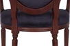 Мягкий стул с подлокотниками Delo Kora Arm Black