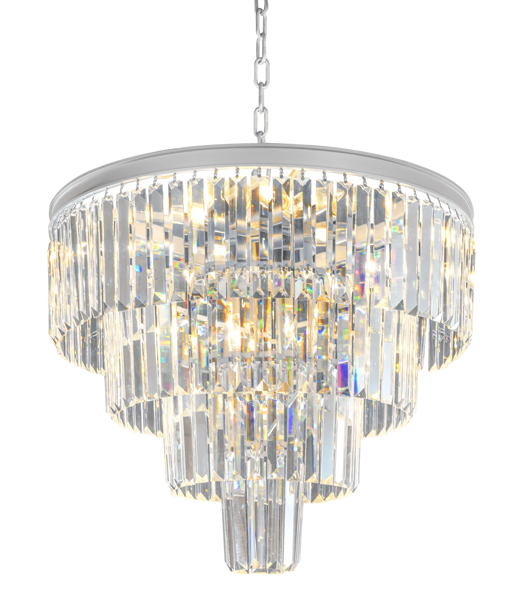 Люстра Odeon 4 Rings Silver