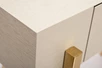 KFG165 Консоль серая/металл золото 100*40*78см