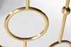 GY-CST8040GOLD Консоль, стекло черное/ золото 