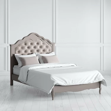 Кровать с мягким изголовьем 120*200 