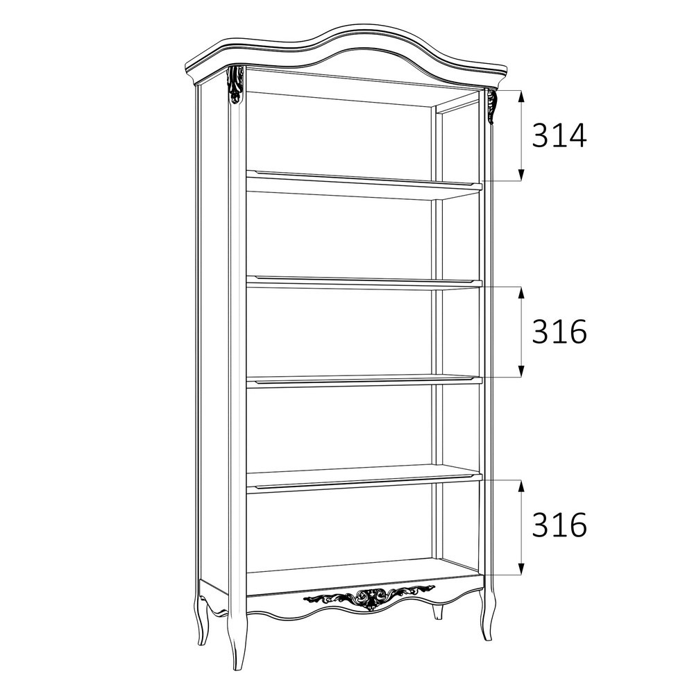 Книжный шкаф 