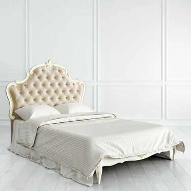 Кровать с мягким изголовьем 120*200 