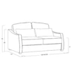 Диван Infante DIf-I-160-K03-KaB38-B01