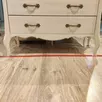 Комод с 3 ящиками белый сосна ЛеБо