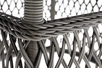 "Эспреззо" плетеный круглый стол, диаметр 118 см, цвет графит